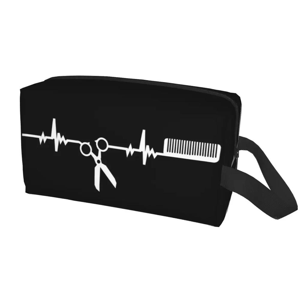 Hairstylist Toiletry Bag for Scissors Comb Makeup Cosmetic Organizer Ladies Beauty Storage Dopp Kit Box