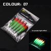 5pcs/bag Pesca 68mm Cloth Roll Fishing Octopus Jig Luminous UV Blowing Tube Wood Shrimp Bait Pesca Fishing Hook Deep Sea Fishing