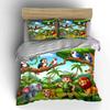 Jungle Animals And Adventurer. Print Bedding Set 1 Duvet Cover 2 Pillowcases For Adult And Children Luxury Gift Full Size