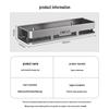 Klebe-Wandregal aus Weltraumaluminium