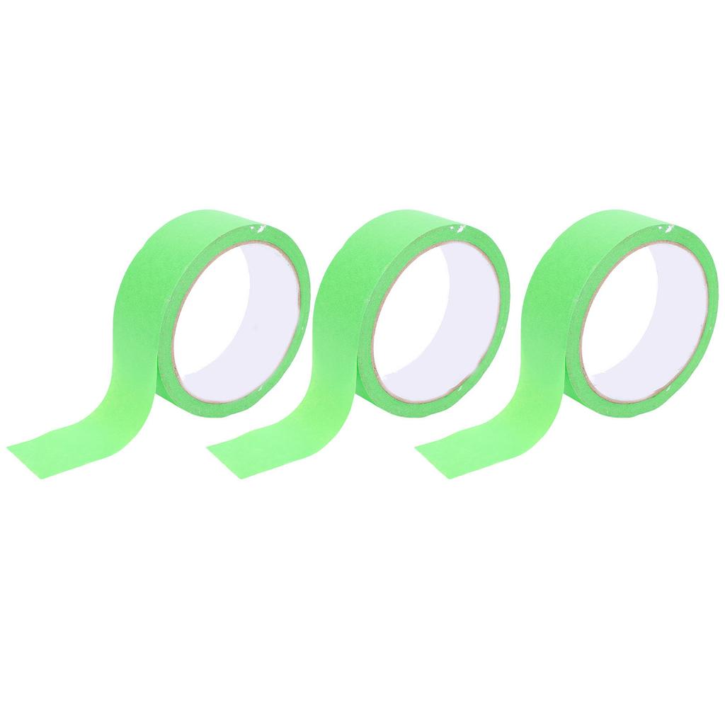 3Pcs Painters Tape Adhesive Masking for Car Painting Manual Grouting Decoration Tool Easy Removal 35mm 20m