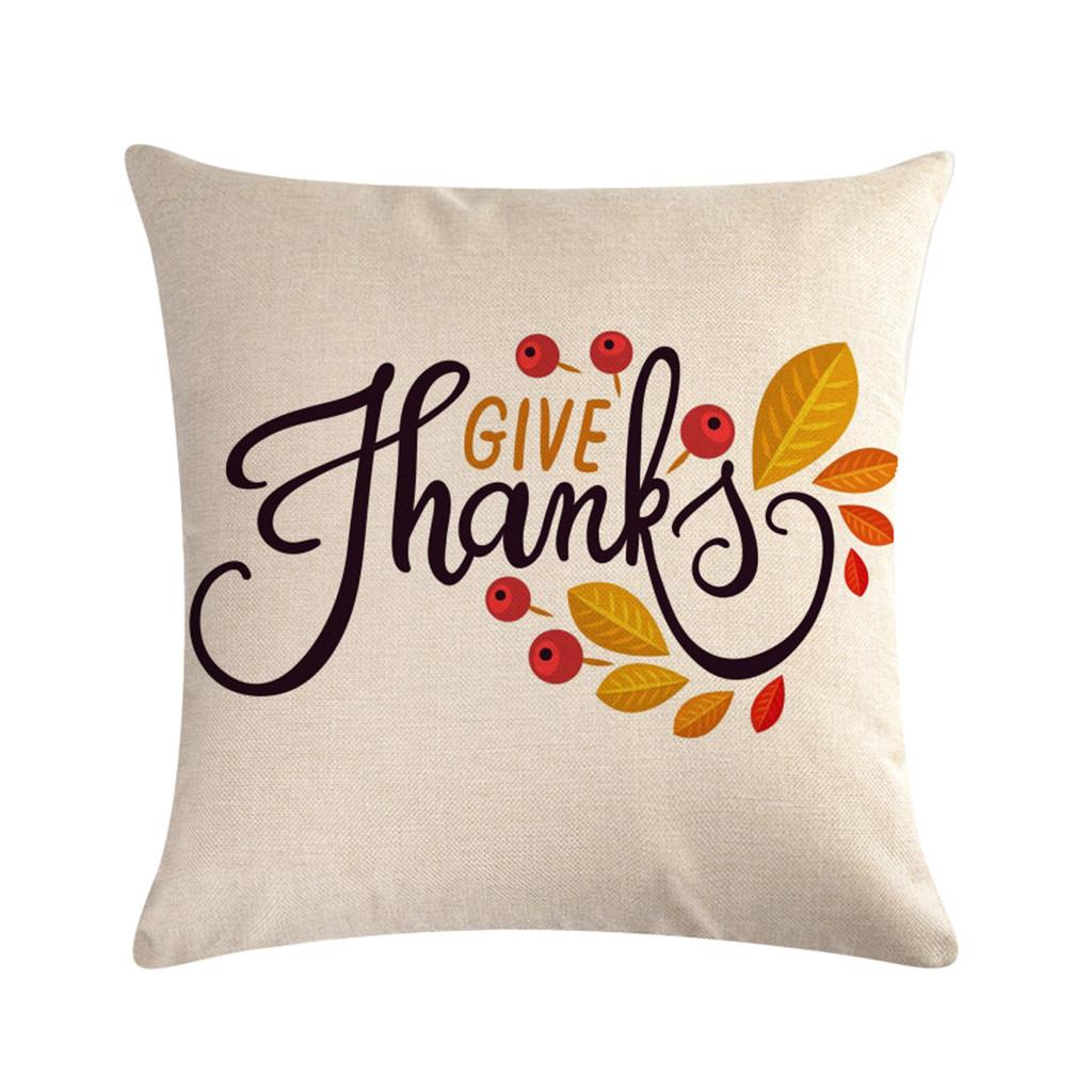 

Хэллоуин, День благодарения, декоративный чехол для подушки с тыквой для украшения дома, чехол для подушки, чехол для дивана 45x45 см 40x40cm