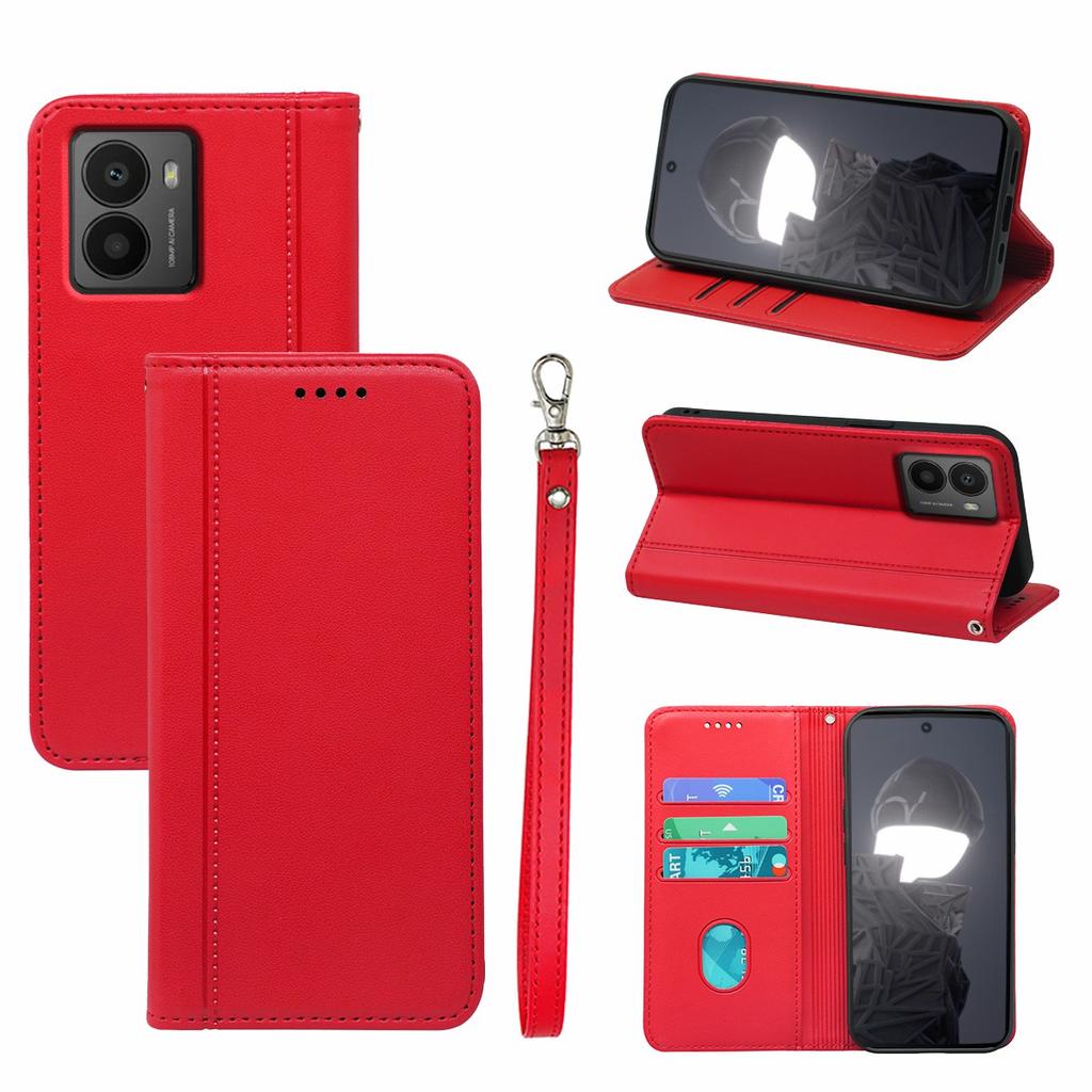 HX01 For HMD Fusion 5G Wallet Case Magnetic Closing PU Leather Phone Cover