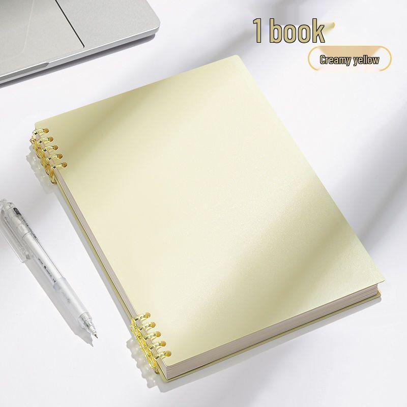 B5 Vintage High-Value A5 Notebook: Hand-Friendly, Extra Thick, Detachable - Ideal for Students and Postgraduates
