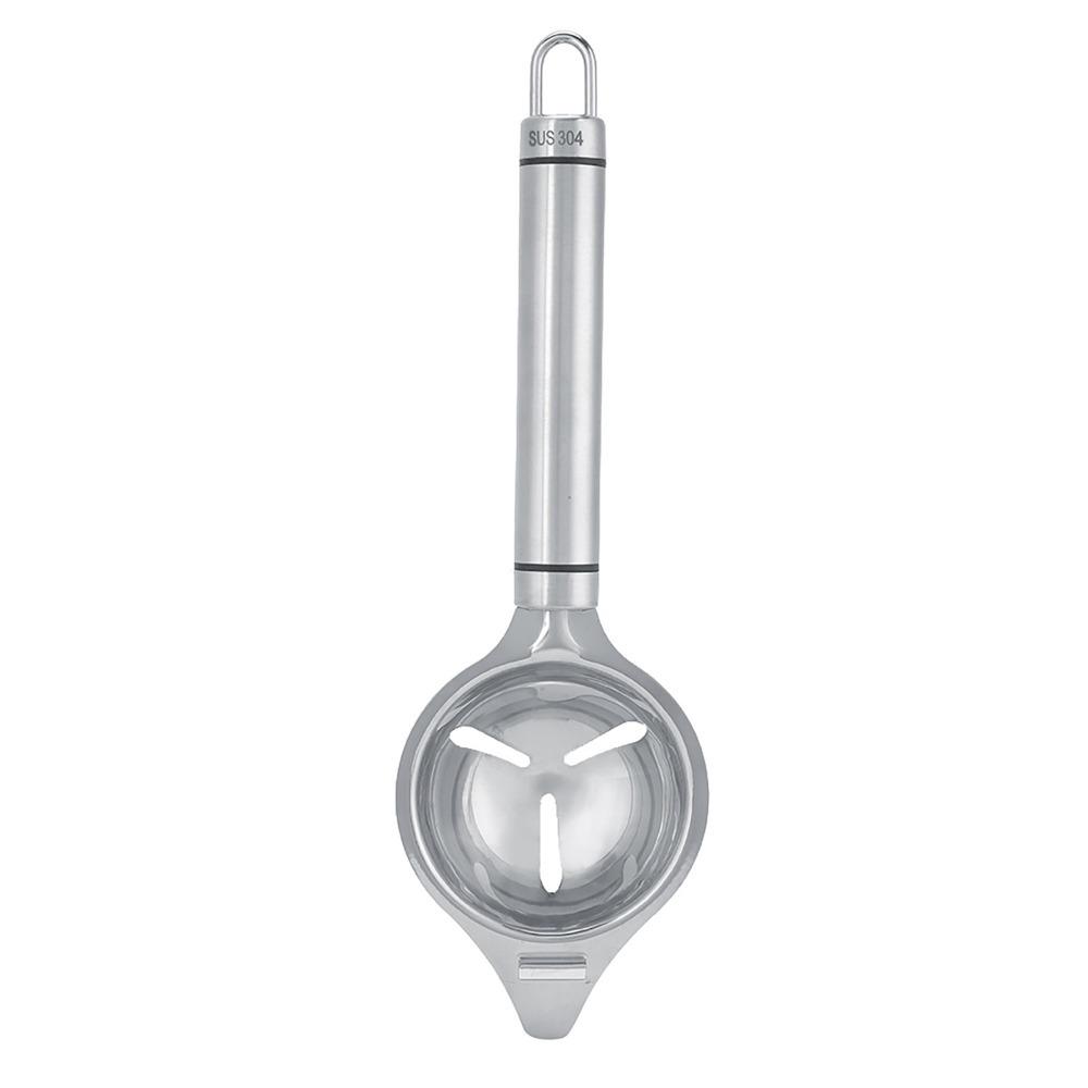 

Hanging Hole Egg Yolk White Divider Cracking Spine Yolk Sieve Kitchen Gadget Egg Separator