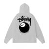 Mens Oversized Hooded Sweatshirt With Bold Letter Print Cotton Blend Loose Fit Daily Wear
