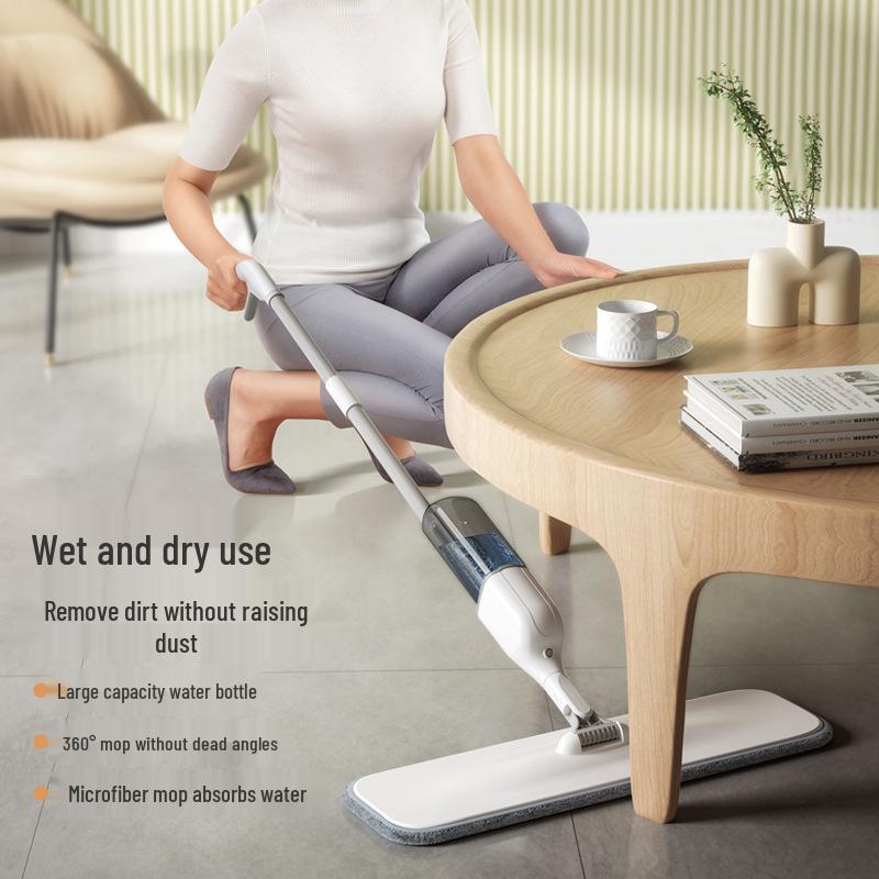 Rotating Water Absorbent Lazy Mop - Hands-Free Household Floor Cleaning Tool