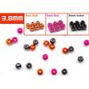 MNFT 20Pcs Brass Fly Tying Bead Beads Fly Fishing Materials Size 2mm 2.4mm 2.8mm 3.2mm 3.4mm 3.8mm