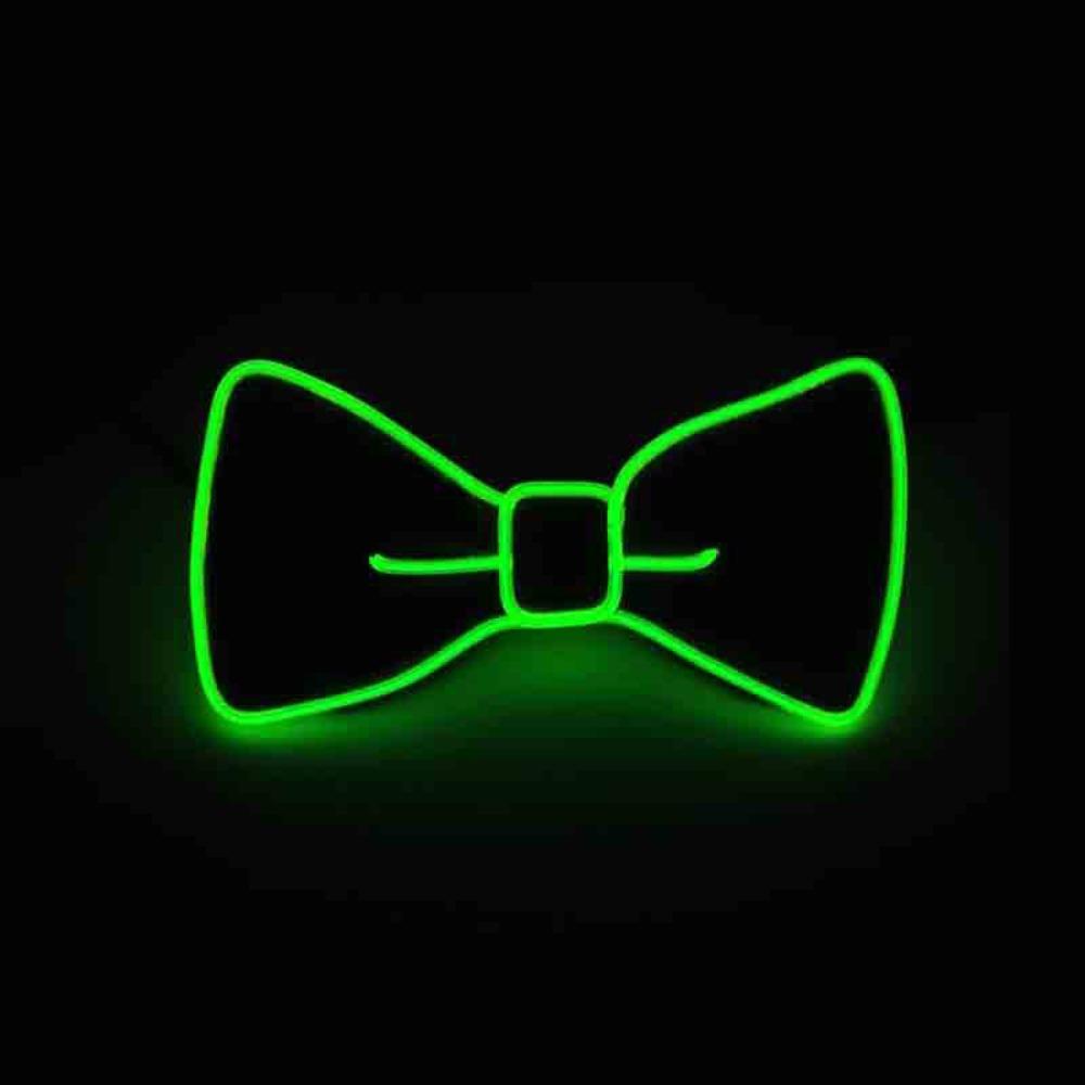 10 Colors Luminous Colored Ties EL Wire Stage Prop Clothing  Party Halloween Christmas