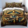 Golden Eye of Horus. Bedding sets Duvet cover sets Duvet covers Pillowcases(1 * Duvet Cover 2 * Pillowcases without duvet insert)