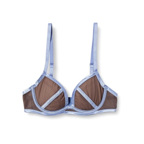 

Lily Brown Lingerie Sheer Tulle/Effort Receive Bra LLFT224501 Women s BRW 02