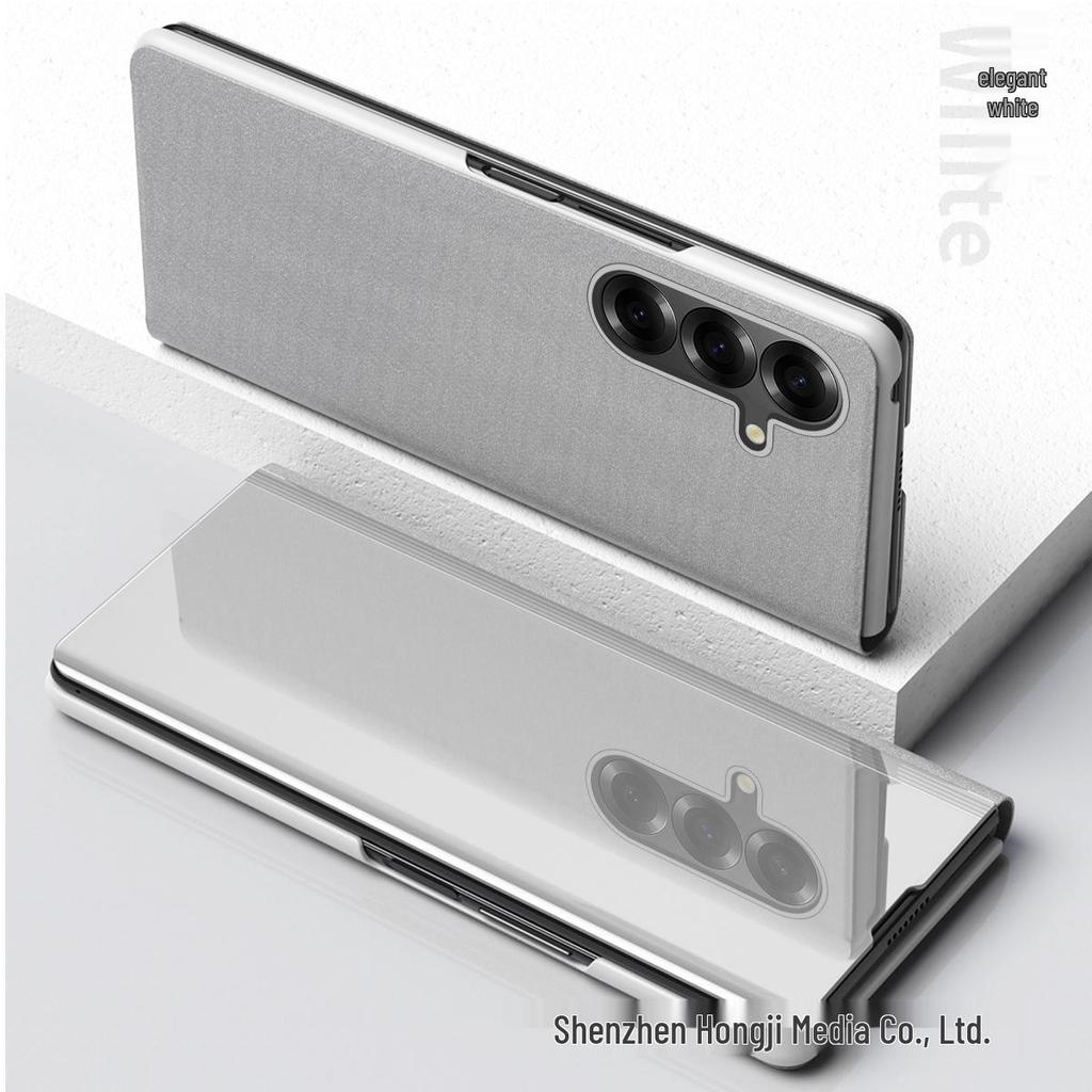 Husă Flip Oglindă 3D cu Suport pentru Samsung Z Fold7/Oppo Find N3