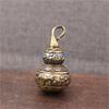 HX6F 3 Pack Fashion Gourd Charm Small Pendant Gourd Jewelry Making Accessories Suitable for Jewelry Making and Decoration