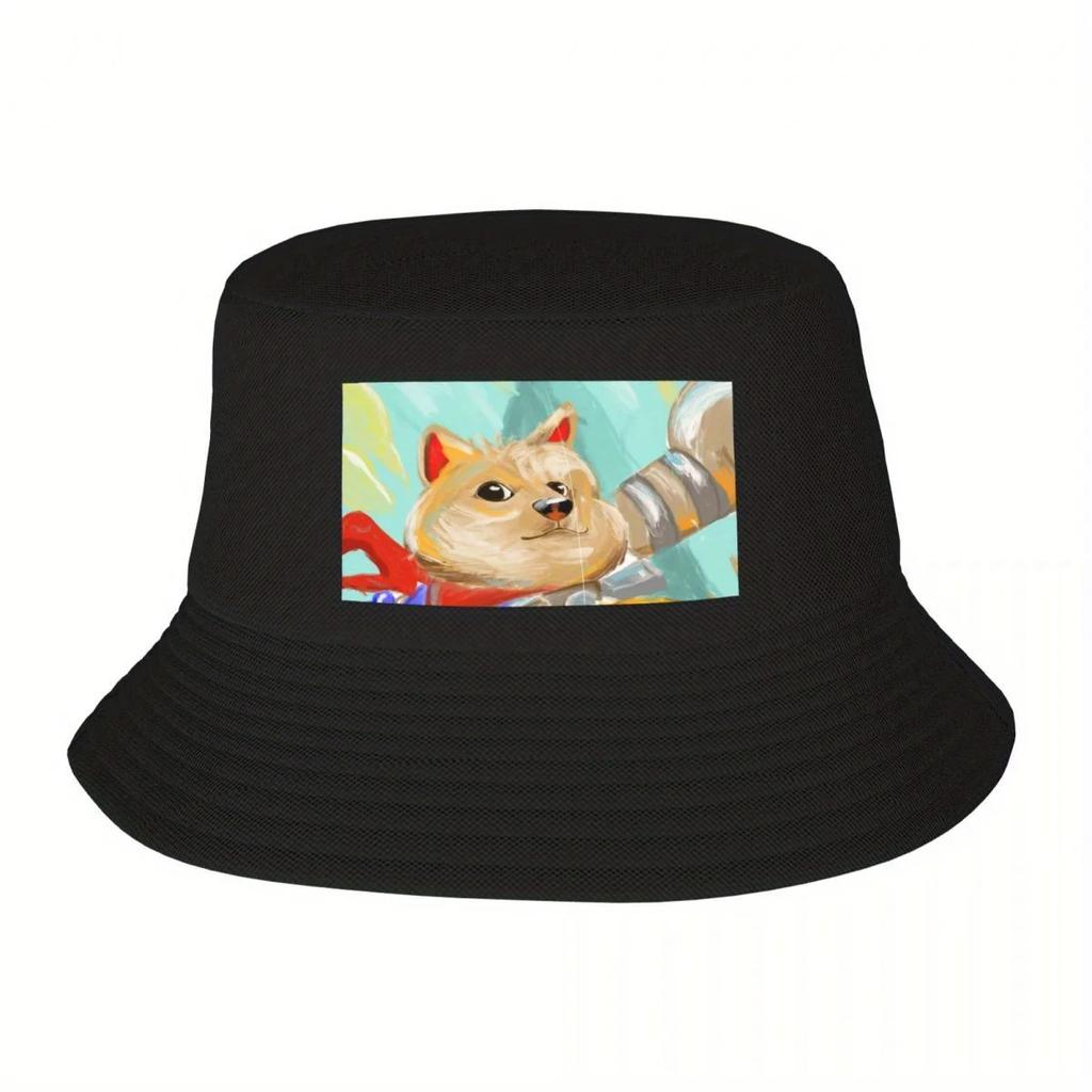 The Adorable Fighter Bucket Hat Fashion Beach Military Cap Unisex Vintage Black Women Hats Unisexs