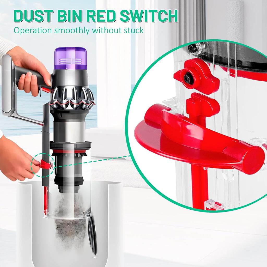 Canister Dust Bin Replacement for Dyson V11 Torque Drive Animal Complete V15 Extra V15S Detect Submarine SV22 SV15 SV14 Large Vacuum Bin