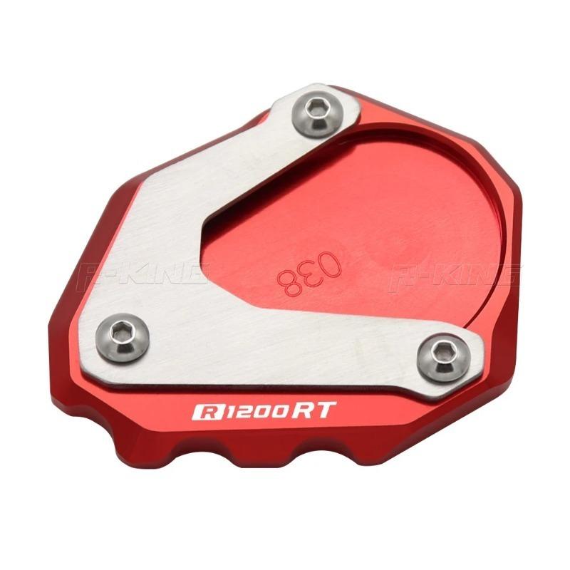 Motorcycle Kickstand For BMW R1200RT 2003-2013 NINET 2014-2016 motorcycle Accessories CNC Aluminum Side Stand Enlarge extension Red-R1200RT