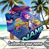 Custom Name Personalized Kpop Demon Hunter Print Umbrella, Auto Open Close, 8‑Rib Sturdy Frame, Commute Camping Hiking Use, Birthday Gift