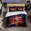 Set Lenzuola AC Milan Modello 3 Pezzi Morbida Copripiumino in Microfibra con Federe per Camera da Letto