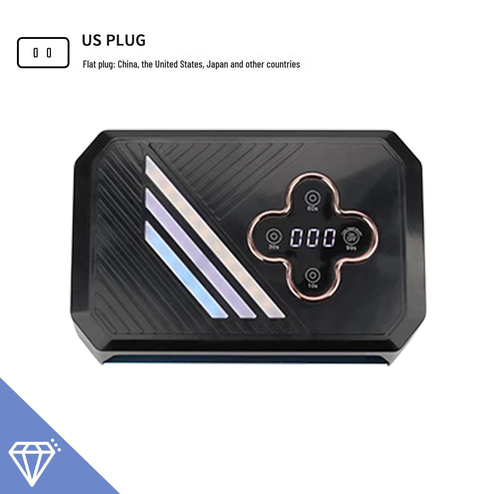 

LED Dual Light Source Nail Art Curing Lamp 268W - Touch Screen Nail Dryer and Light Therapy Machine