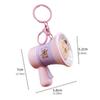 Cartoon Capybara Music Trumpet Key Chain Recording Handheld Speakers Toy  Friend Gift