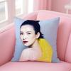 Elegant stars ZZhang Ziyi Cushion Cover Pillow Case Soft Friendly Fabric  Concealed Zipper