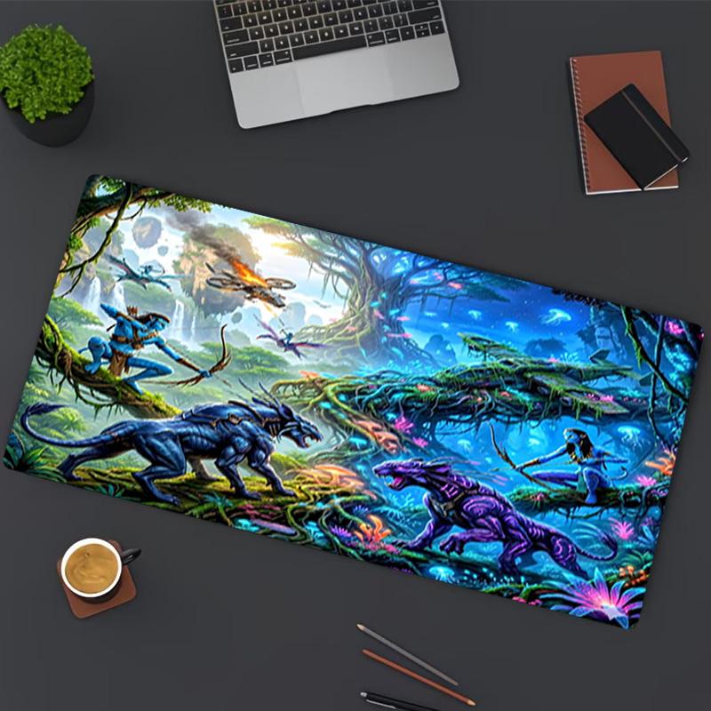 Avatar Print Mouse Pad, for Keyboard Pad Laptop PC Mat for Office Home Use, Desk Decor, Perfect Birthday Gift for Gamers