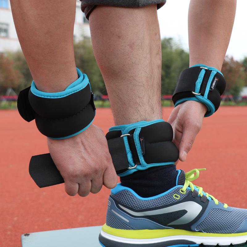 Weighted Sandbags for Running, Fitness, and Dancing - Wrist and Leg Wraps Non-Slip Ankle 1KG Pair