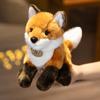 Fox Simulation Ornament Gift Plush Animal Plush Toy Doll Soothes Sleeping Gift Pillow