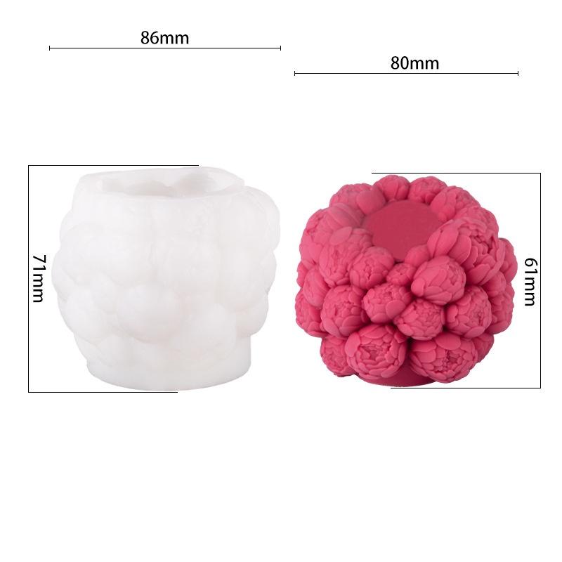 

Силиконовая форма для свечей в виде сердца с розой, 3D форма для мыла из гипса и смолы, инструмент для выпечки шоколадного торта своими руками, свадебный подарок