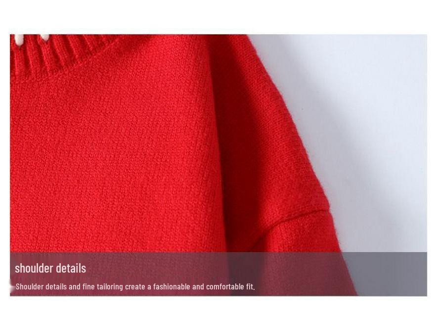 Men's Imitation Mink Sweater - Long Sleeve Knit for Teens