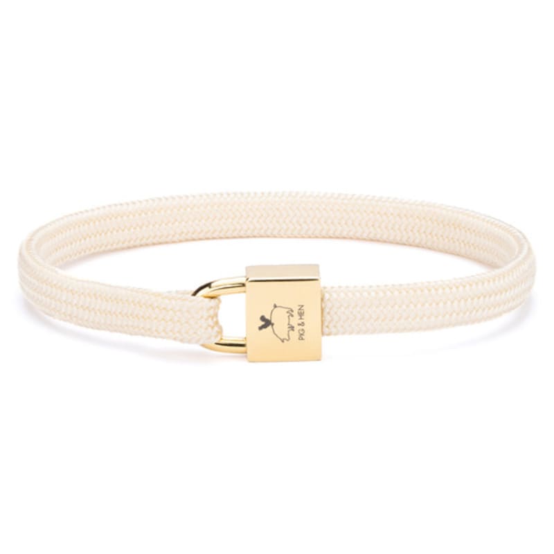 

PIG & HEN (Women s) Billy Bracelet - Ivory X Gold XS