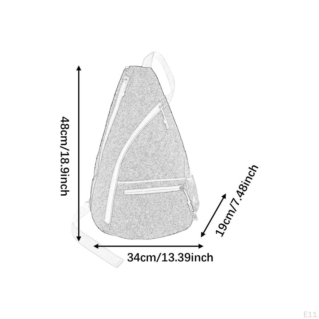 Tasche Paddelhalter Professioneller Verstellbarer Riemen Schläger Tragen Pickleball Rucksack für