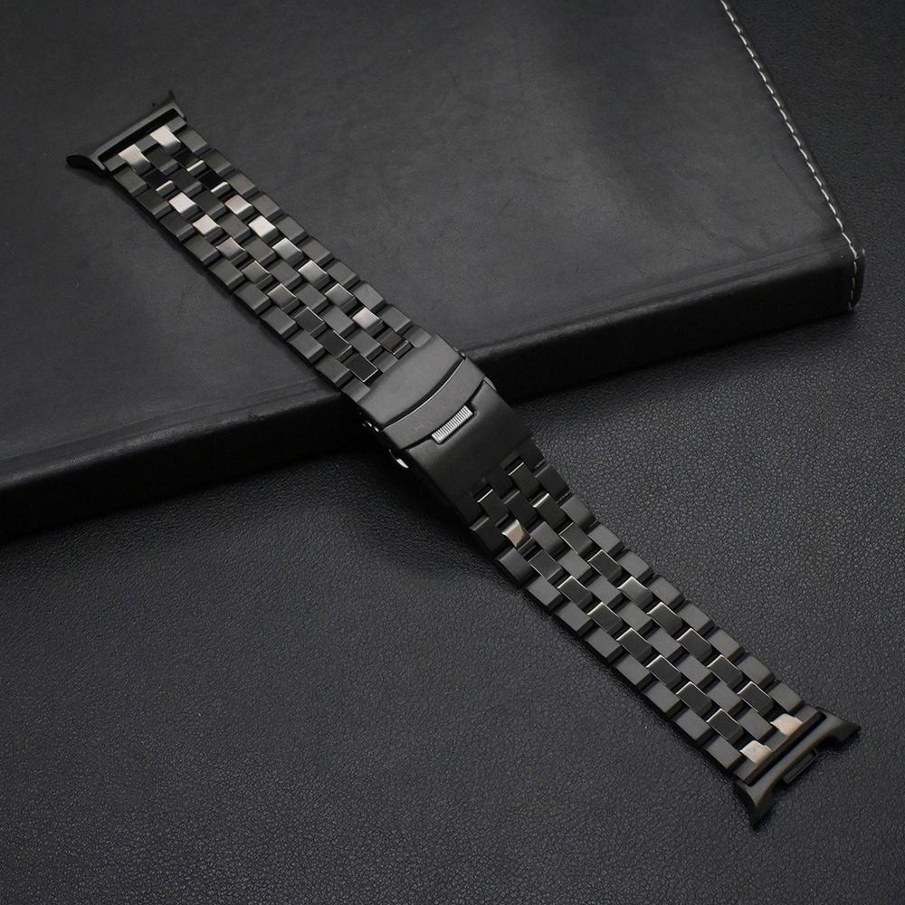 No Gaps Stainless Steel Bracelet for Samsung Galaxy Watch 8Classic 46mm Titanium Orange Band for GALAXY 8 40mm 44mm Luxury Strap