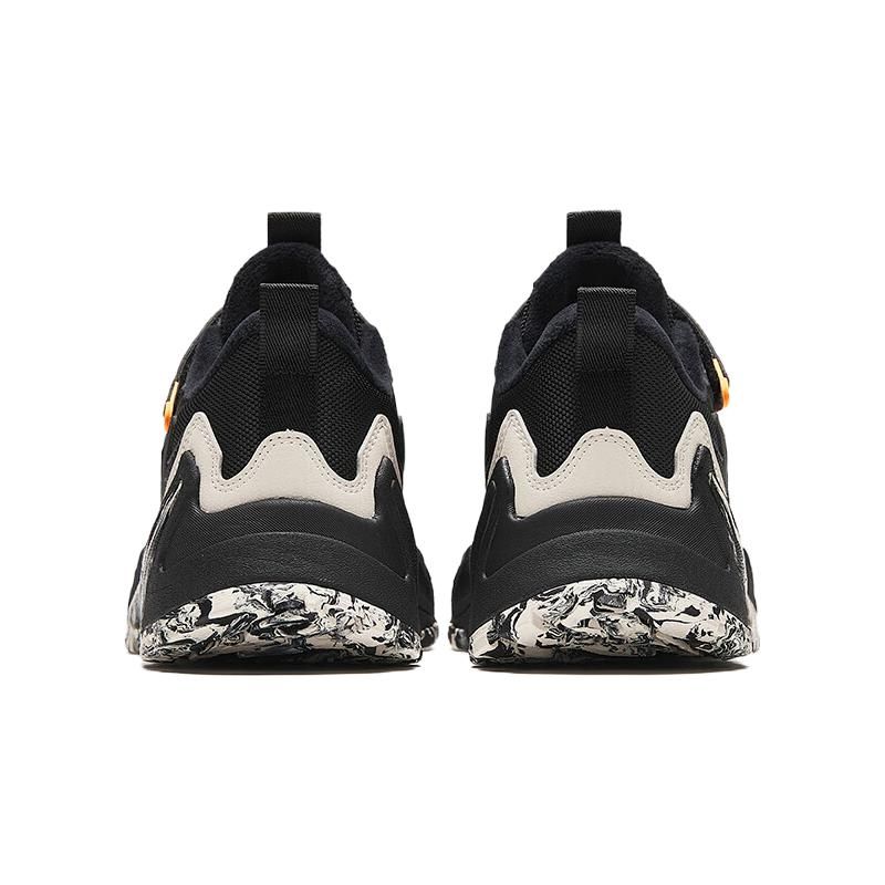 Anta Dziecięce Buty na Rzepy Antypoślizgowe Ciepłe Codzienne Buty Dziecięce Czarne Pomarańczowe 312346920-3