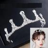 Rhinestone Bridal Jewelry Set: Korean-Style Crown, Necklace & Hair Accessories