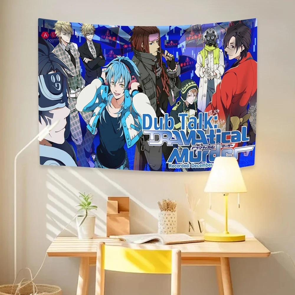 Anime Game Dramatical Murder Printed Tapestry Home Decoration Living Room Bedroom Holiday Gift