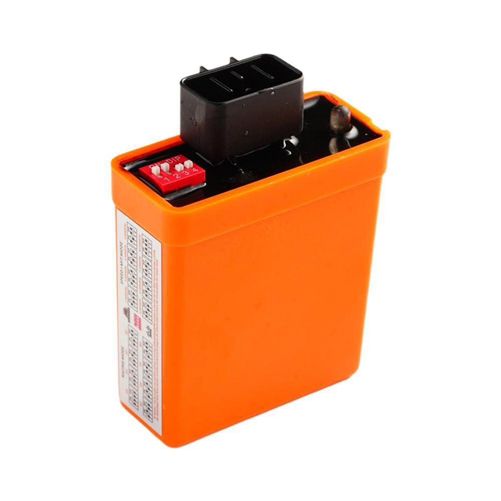 НОВЫЙ Блок зажигания CDI 4000-12000 об/мин Регулируемый DIY Гоночный зажигание Высокопроизводительный 8-контактный CDI Гоночный скутер
