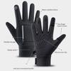 Loogdeel Skiing Gloves Two-Finger Cut Waterproof Warm Touch Screen Non-Slip for Snowboard Snow Skiing Outdoor Sports Men