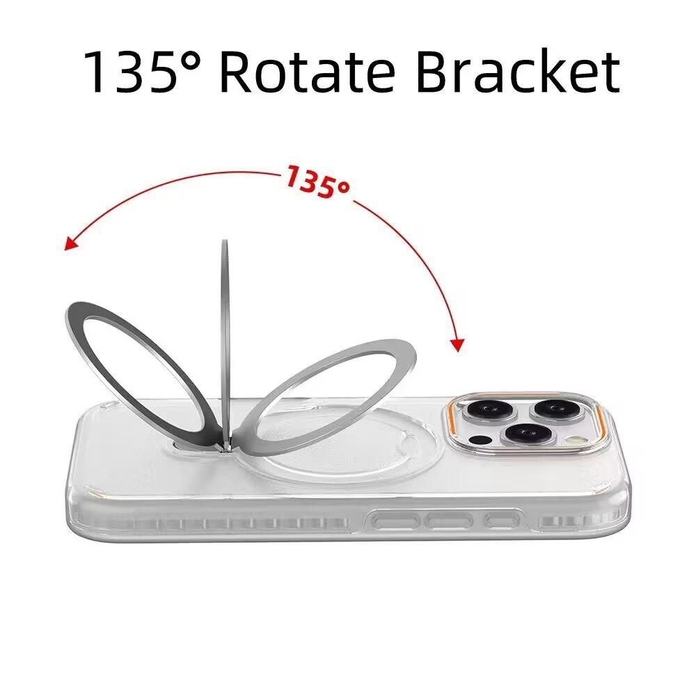17 Applicable iPhone17promax magnetic suction bracket 17pro Apple 16 mobile phone case 16proma cover 16pro