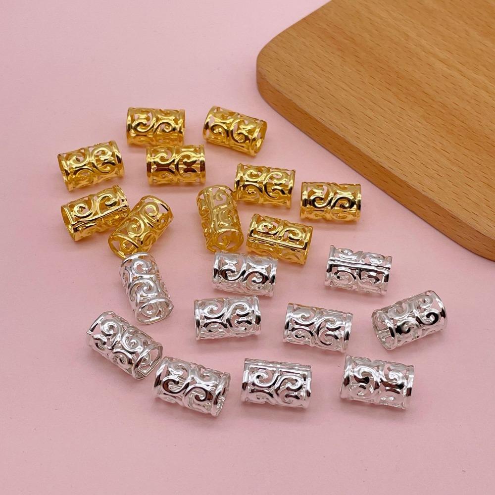 

200pcs Dread Locks Dreadlocks Beads Hair Braiding Hair Braid Tubes Hair Jewelry 200Pcs