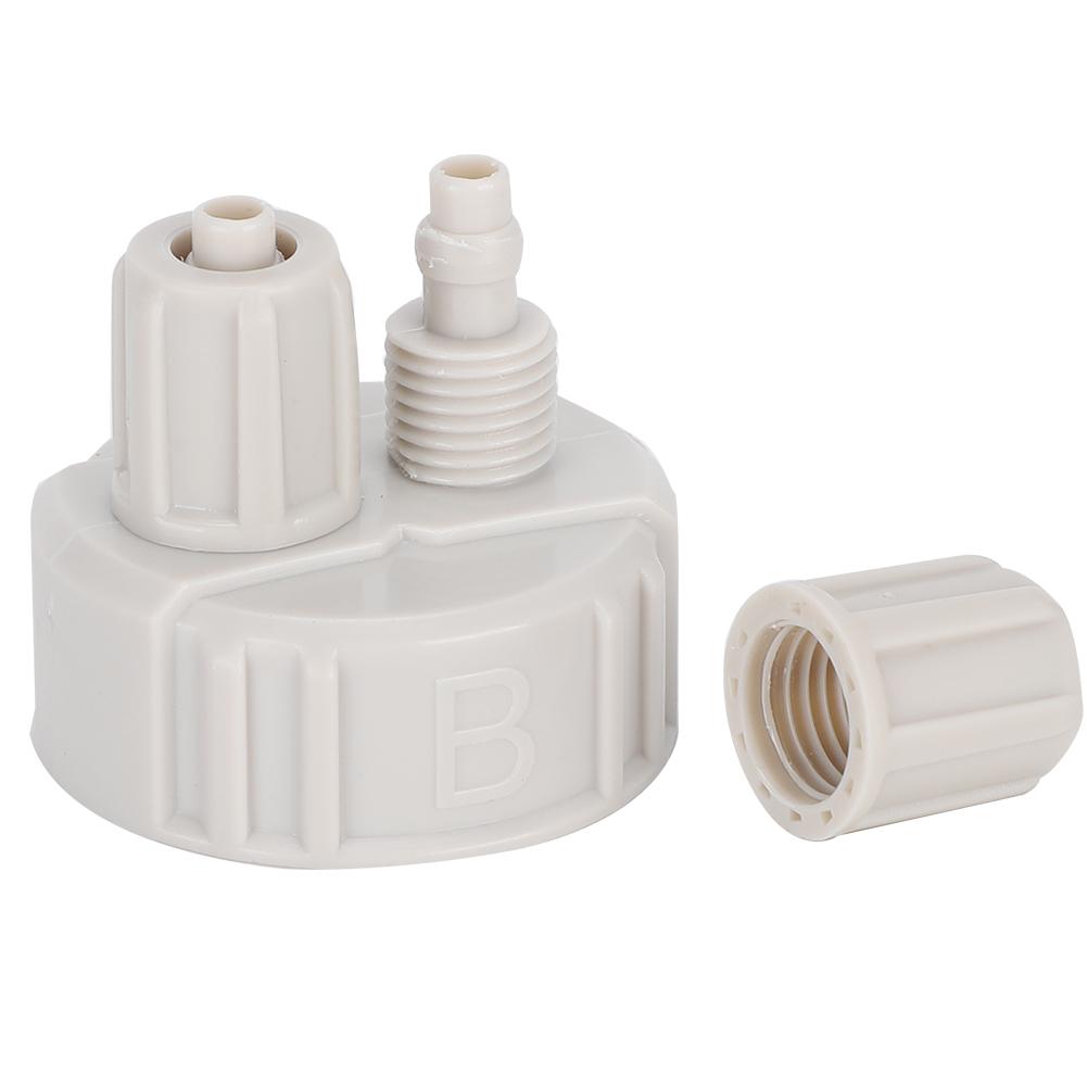 SelfControl CO2 Generator Quick Twisting Double Connector Bottle Capsule for Aquarium(B )