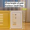 Dog Enclosure Household Small Dog Superlarge Free Space Indoor Isolation Pet Cage Training Toilet Fence Dog Den Free Combination