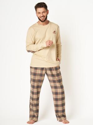 Key MNS 403 B24 Flannel Pajamas, L/R M-2XL, Men's Key