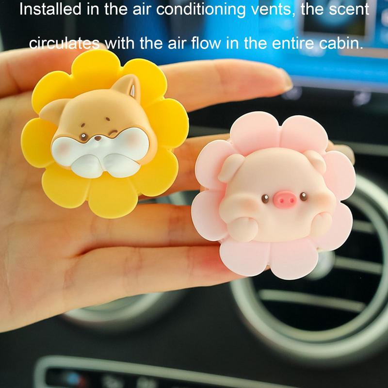 Car Air Fresheners Vent Clips Car Air Fresheners Scents Diffuser Vent Clips Car Air Fresheners Scents Diffuser Cute Animal Shape