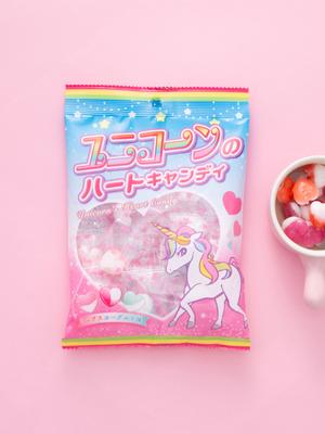Caramelo con Forma de Corazón de Unicornio - Dulce Golosina 60g