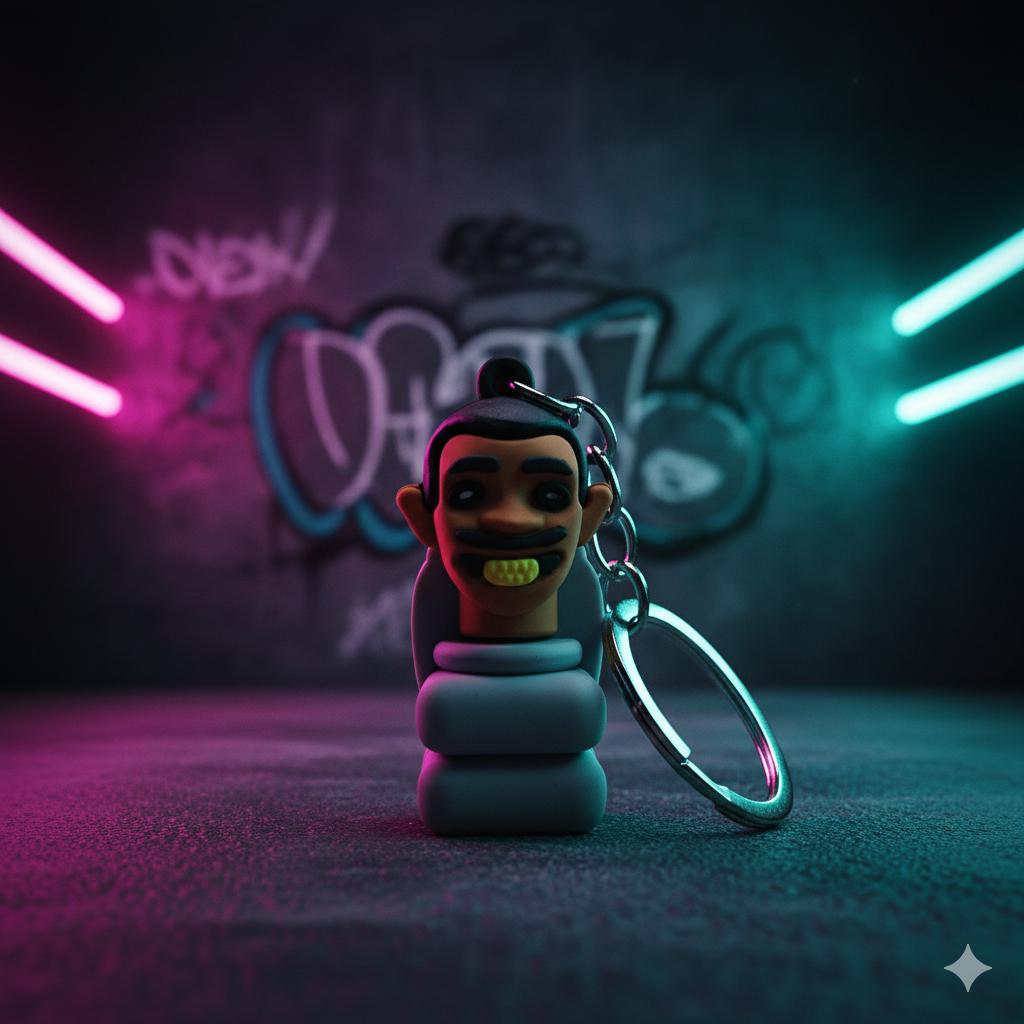 

Скибіді Туалет брелок Skibidi Toilets брелоки для ключів 7