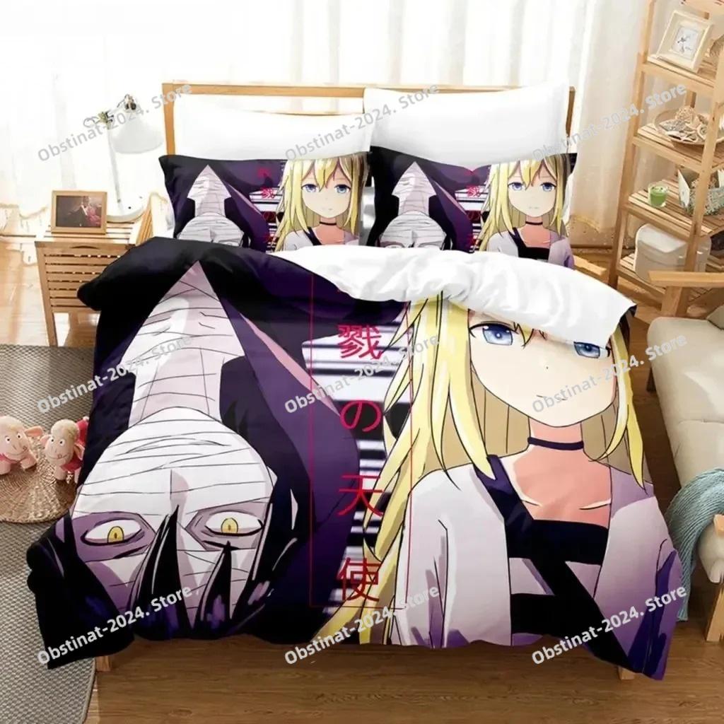 Anime Angels of Death Bedding Set Boys Girls Twin Queen Size Duvet Cover Pillowcase Bed Kids Adult Fashion Home Textileextile