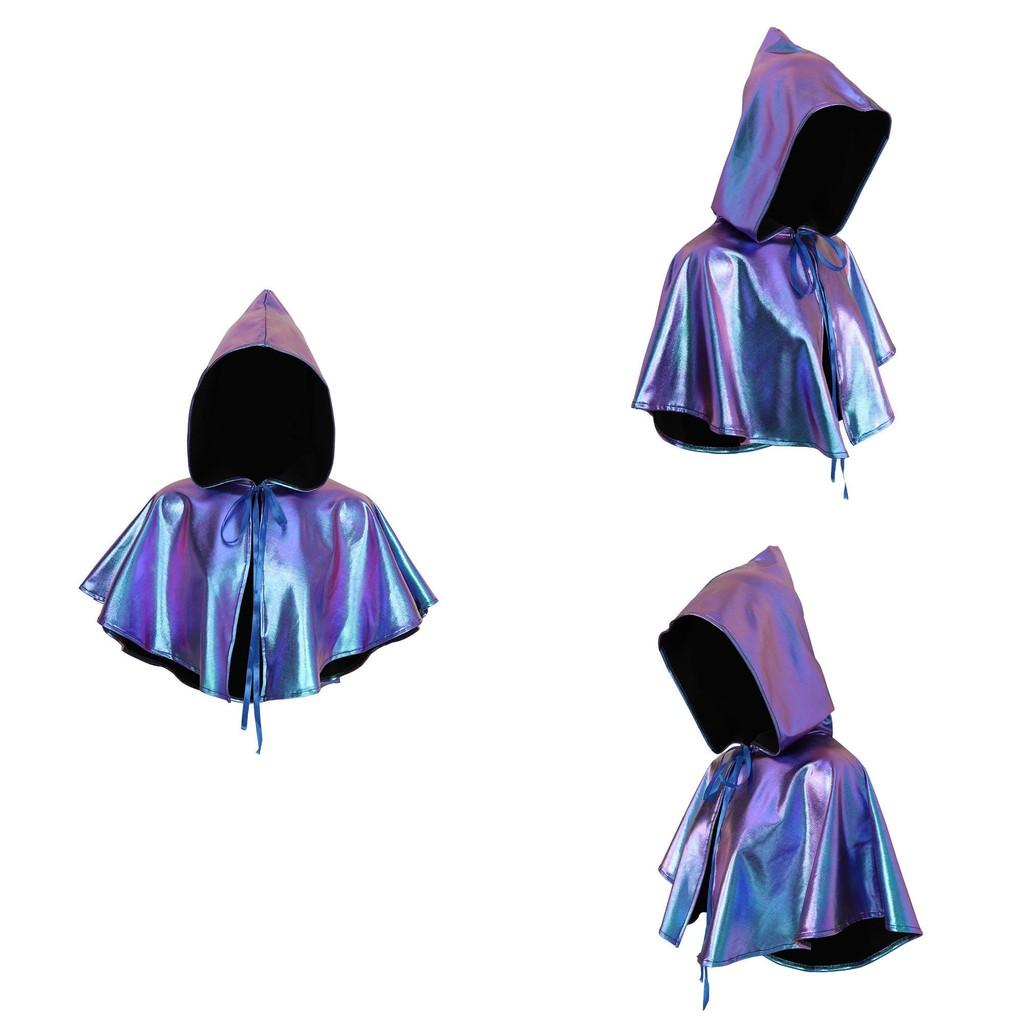 Gothic Vampire Cloak With Polyester Material For Cosplay And Fantasy Role Play