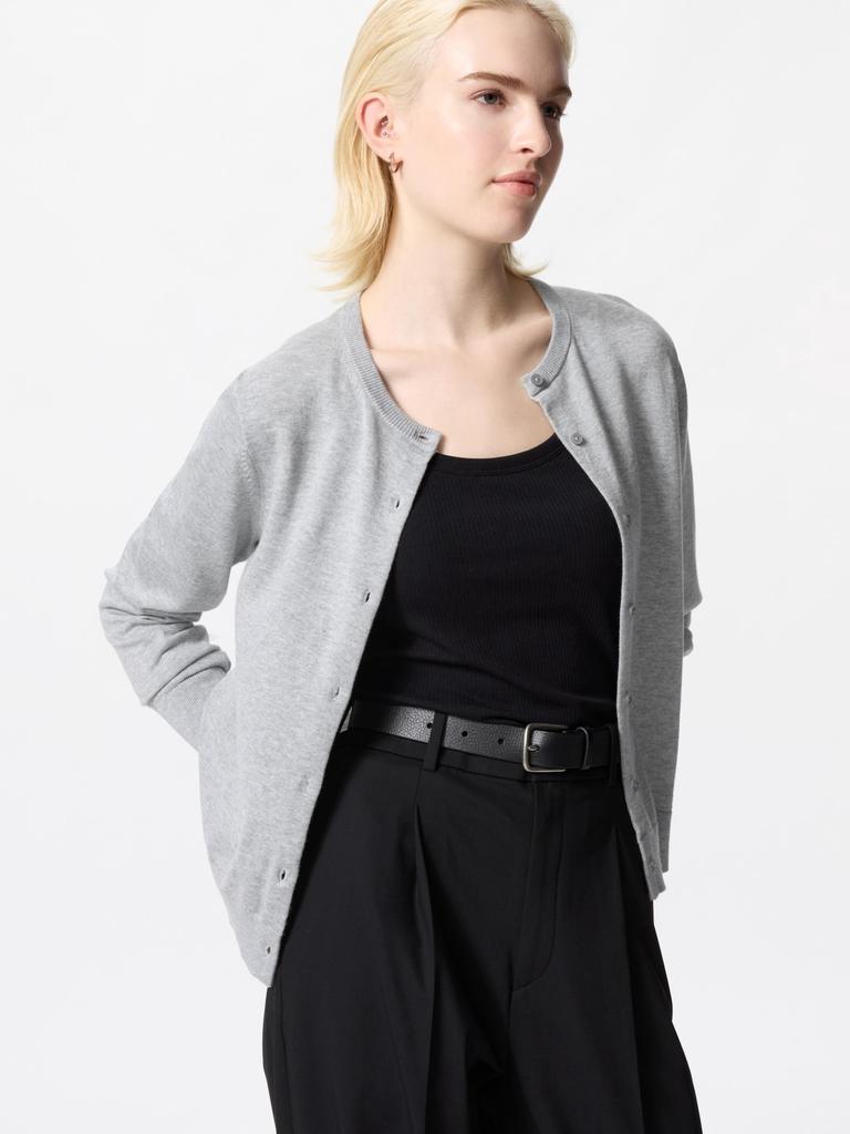 Uniqlo Uv Protection Crew Neck Cardigan  Long Sleeve 