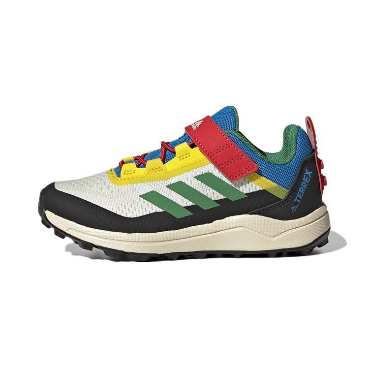 Adidas Terrex Agravic Flow Durable Low-Top Kids Running Shoes Kids Running Shoes Black White Yellow GY0074